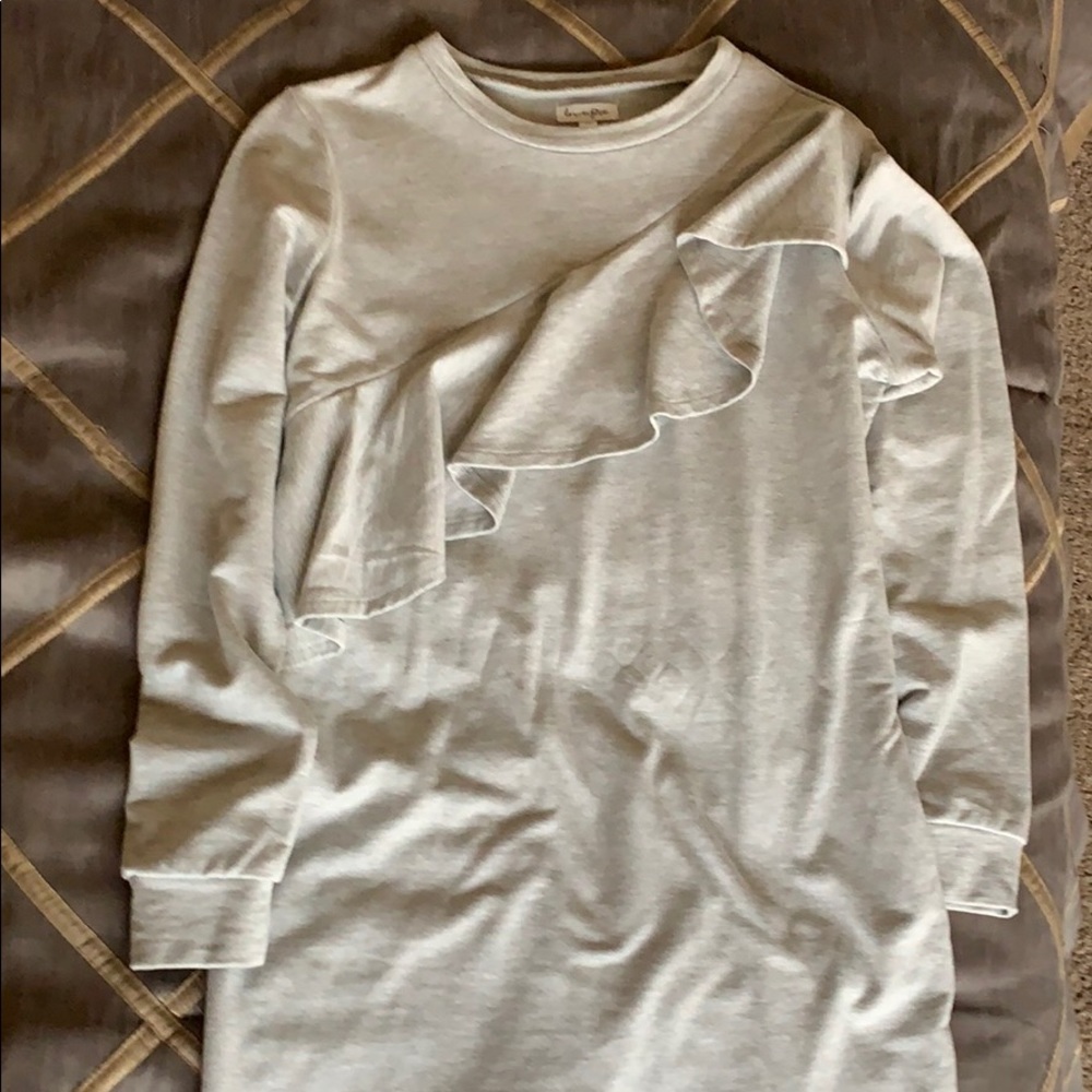 Grey sweatshirt dress/ tunic